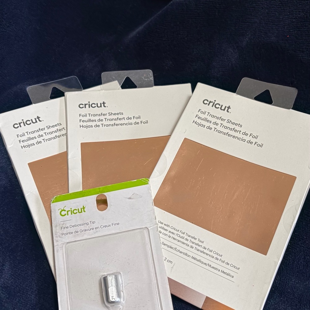 Cricut Copper Foil Transfer Sheets with Fine Debossing Tip
